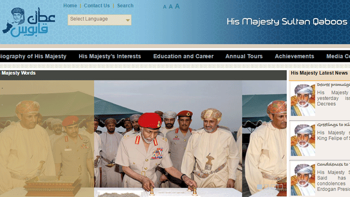 His Majesty's website in five more languages