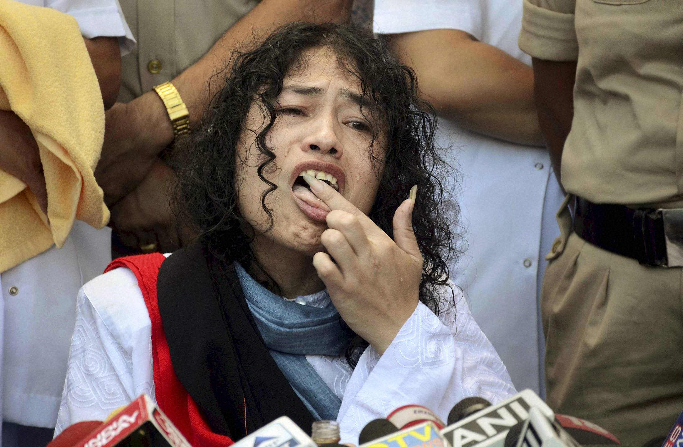 Irom Sharmila breaks 16-year-long fast, wants to become chief minister