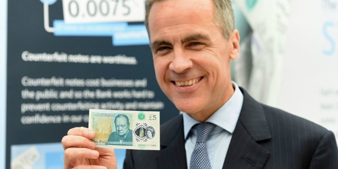 First plastic banknotes enters circulation in England and Wales