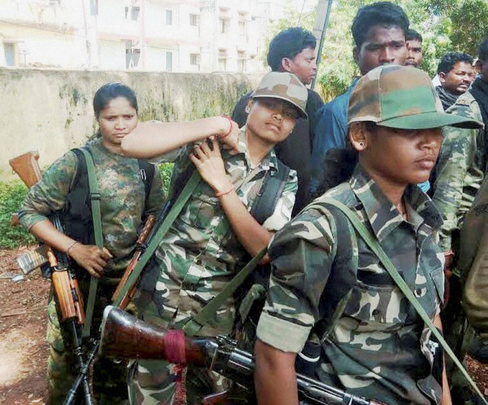 Post surrender, 3 women Naxals join anti-Maoist operation as commando