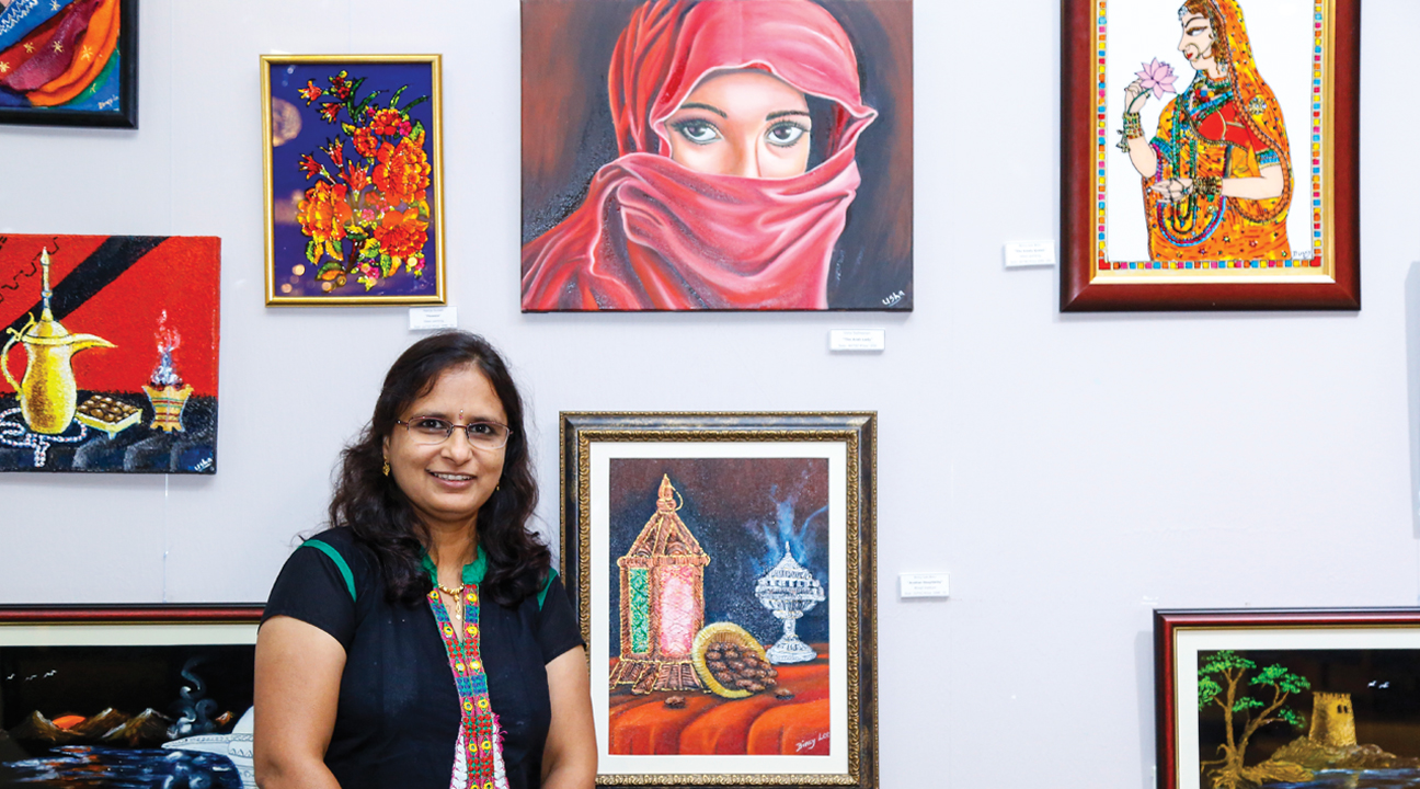 Hobbies in Oman: Meet artist Usha Satheesan
