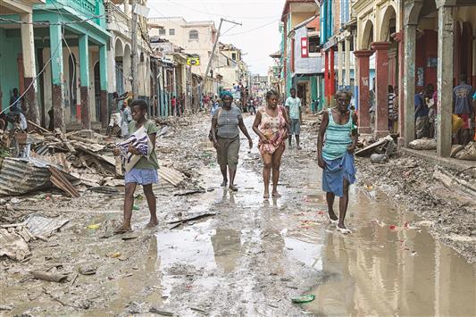 ارتفاع حصيلة وفيات الإعصار ماثيو في هايتي إلى 546