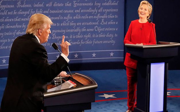 المناظرة الثالثة والأخيرة بين ترامب وكلينتون .. الليلة