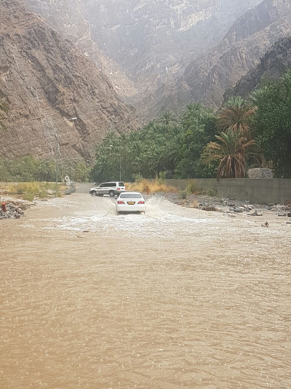Oman weather: Heavy rain in Rustaq