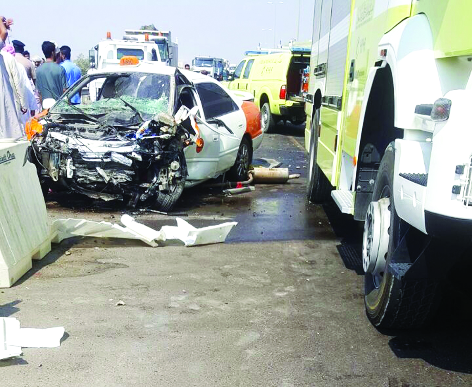 وفاة شخصين في حادث سير بشناص