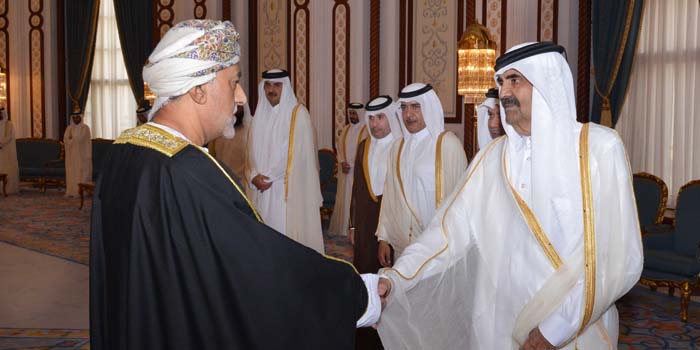 Sayyid Shihab conveys His Majesty Sultan Qaboos' condolences to Emir of Qatar