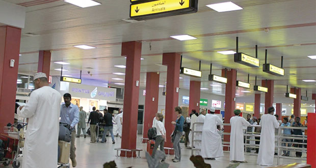 أكثر من 9.9 مليون مسافر بمطاري مسقط وصلالة بنهاية سبتمبر 2016
