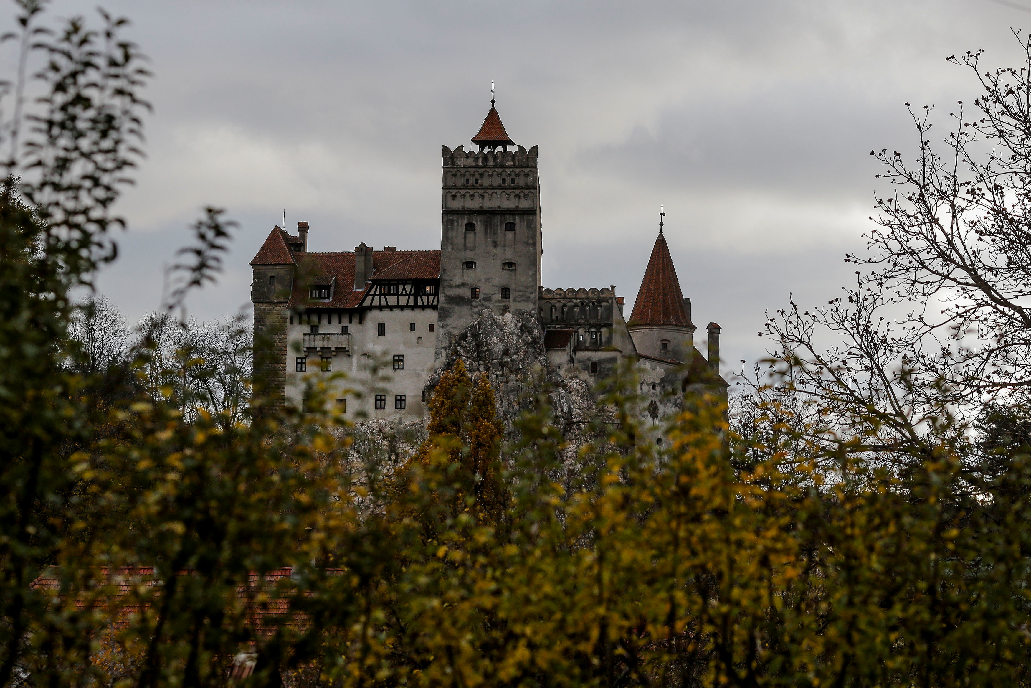 Dracula's castle welcomes guests with coffins and no silver