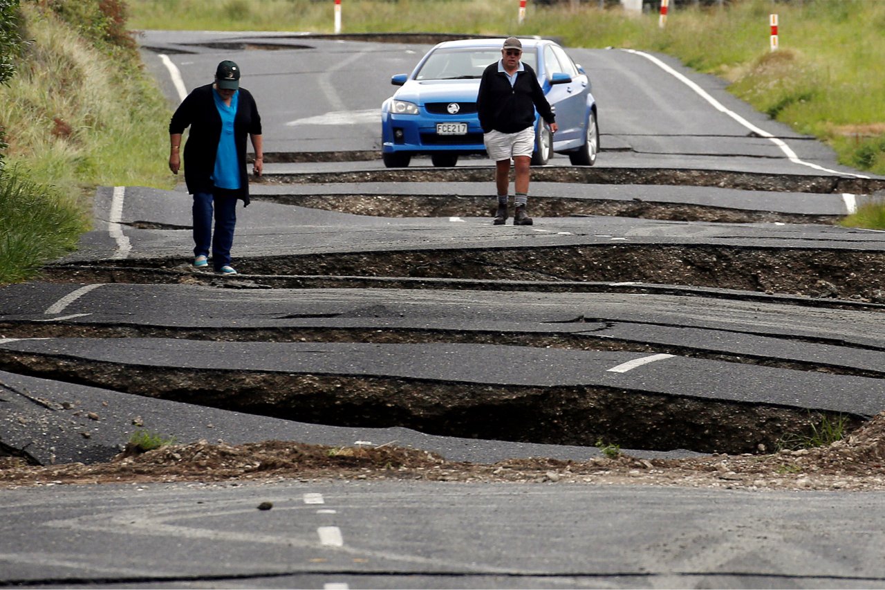 زلزال نيوزيلندا يتسبب في تحريك جزيرتين