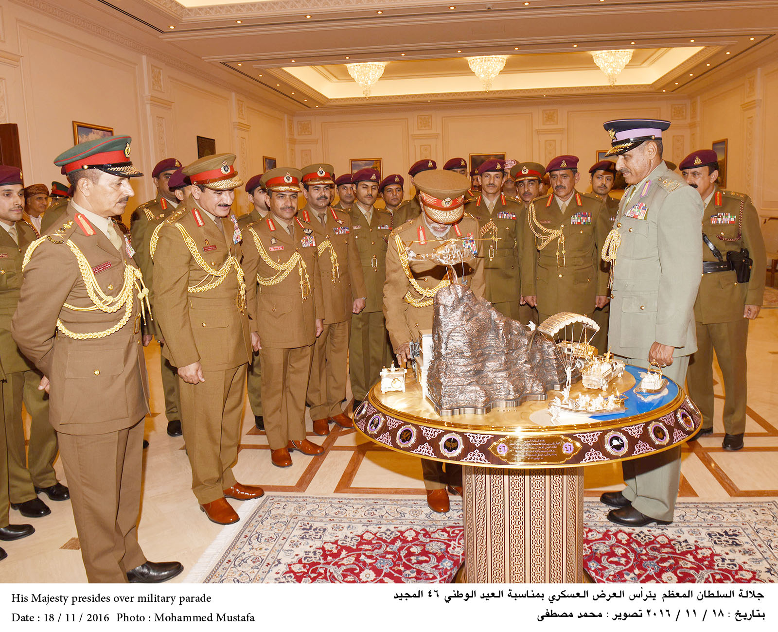 In pictures: His Majesty Sultan Qaboos presides over National Day Parade