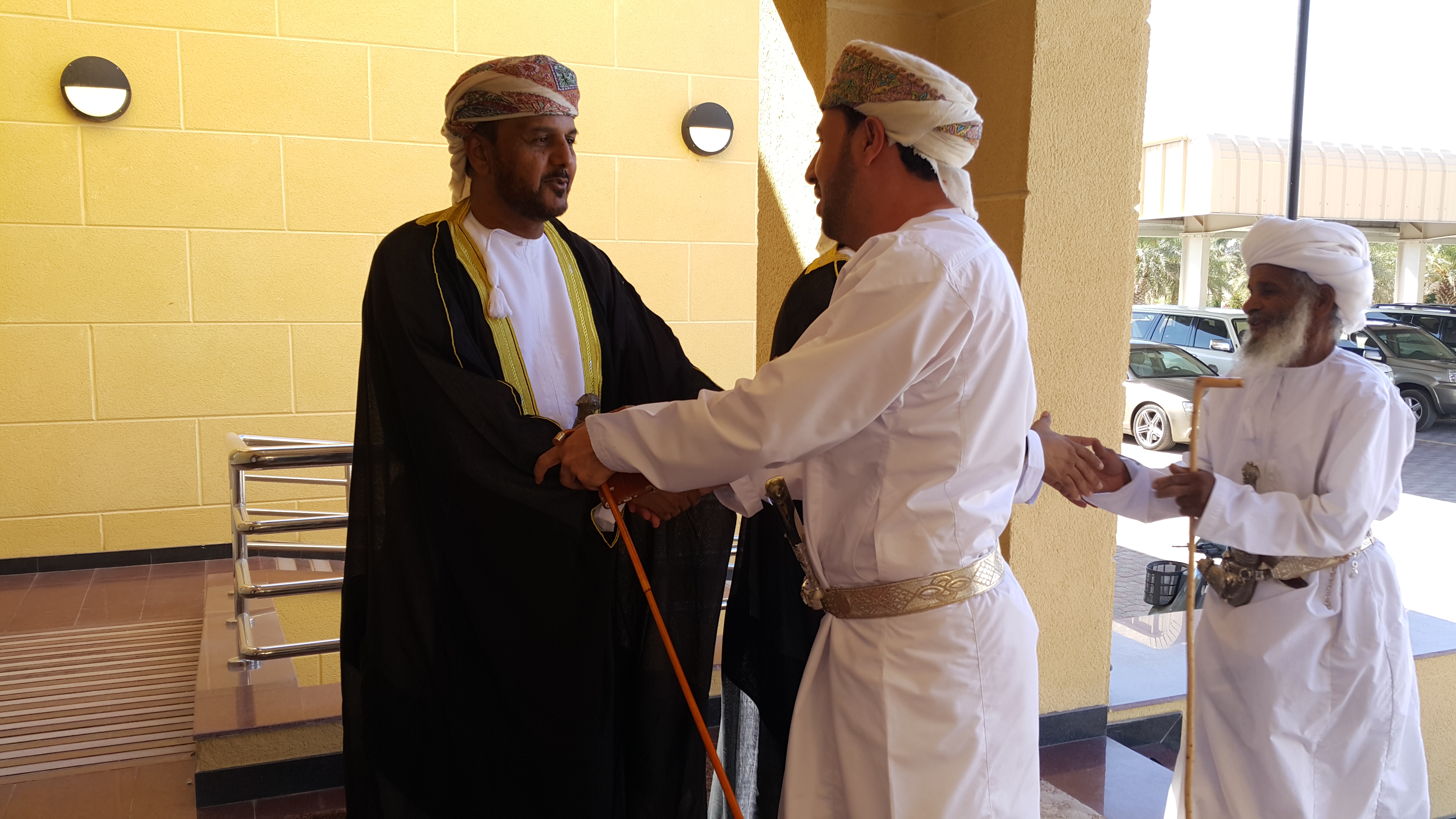 حفل استقبال في الحمراء بالعيد الوطني