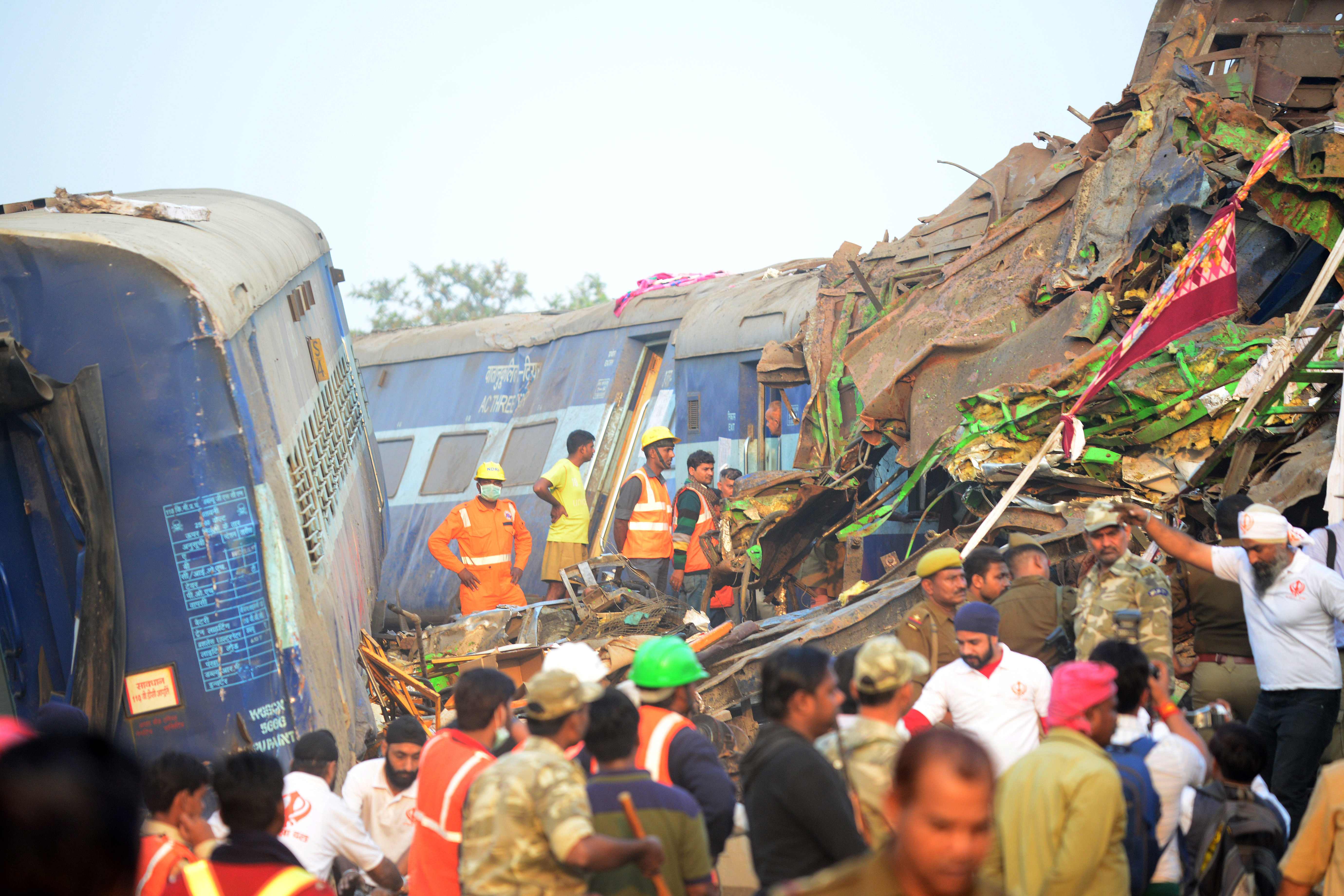 Toll in Indore-Patna Express derailment in India rises to 146
