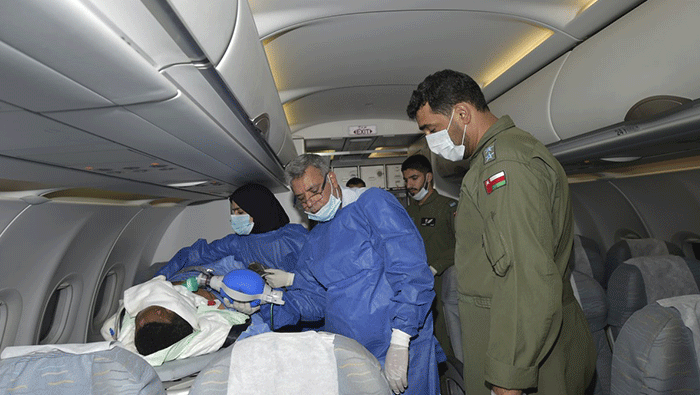 RAFO airlifts Omani injured in UAE road crash
