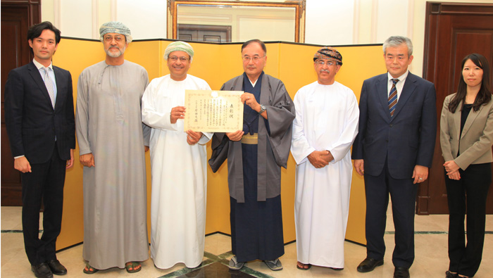 Mohammed Saud Bahwan gets Japanese foreign minister's commendation