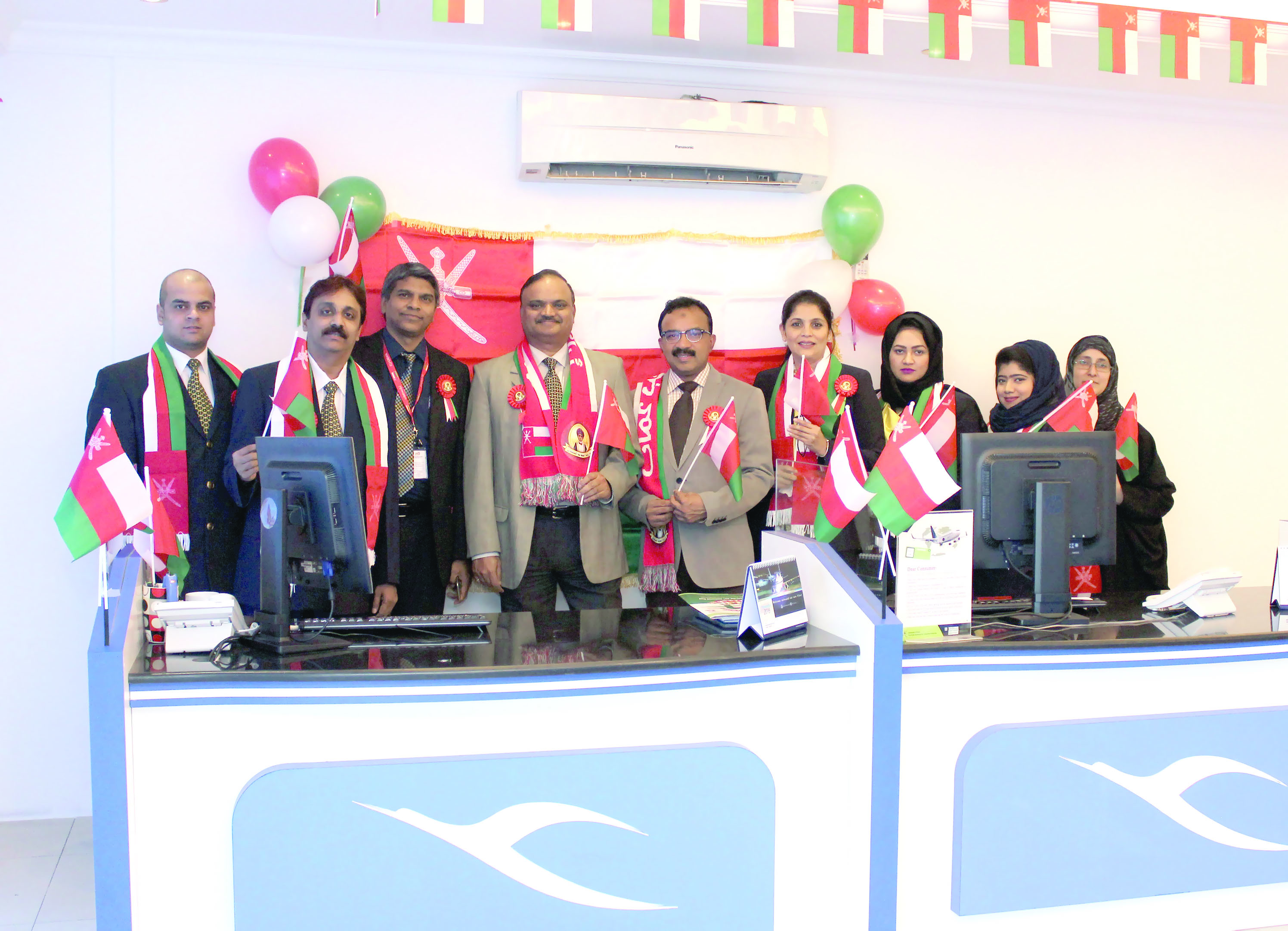 الخطوط الجوية الكويتية تقدم عرضاً بمناسبة العيد الوطني