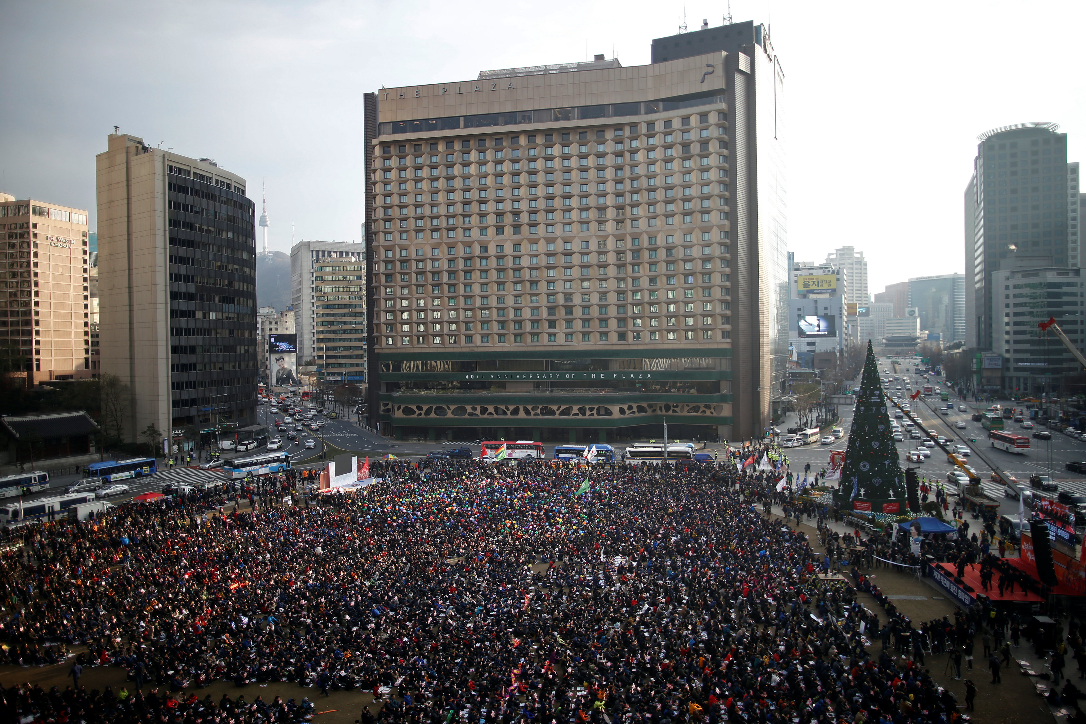 Opposition rejects South Korean president's proposal to quit