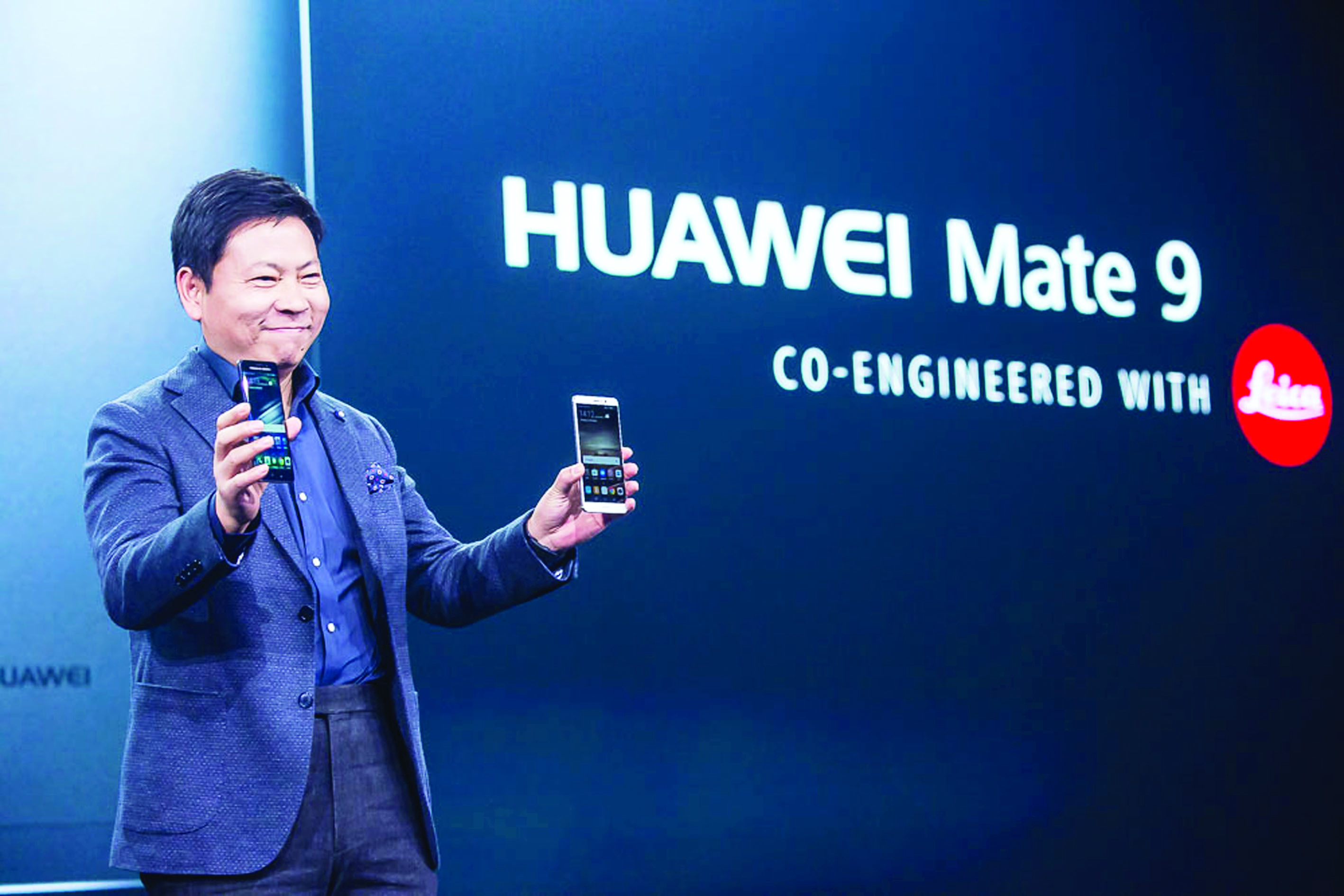 «هواوي» تُطلق هاتفها الجديد Mate 9