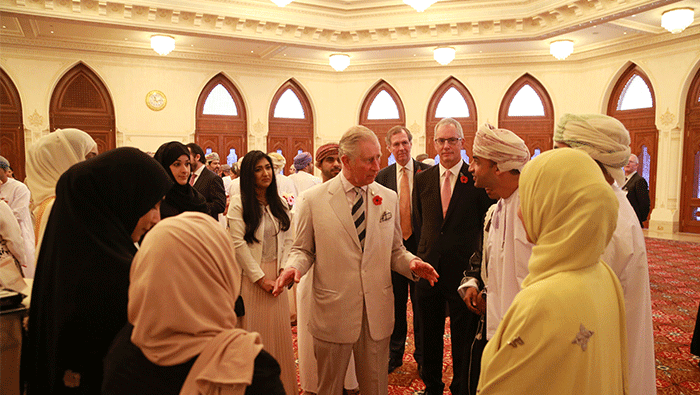 Prince Charles meets Oman’s young leaders