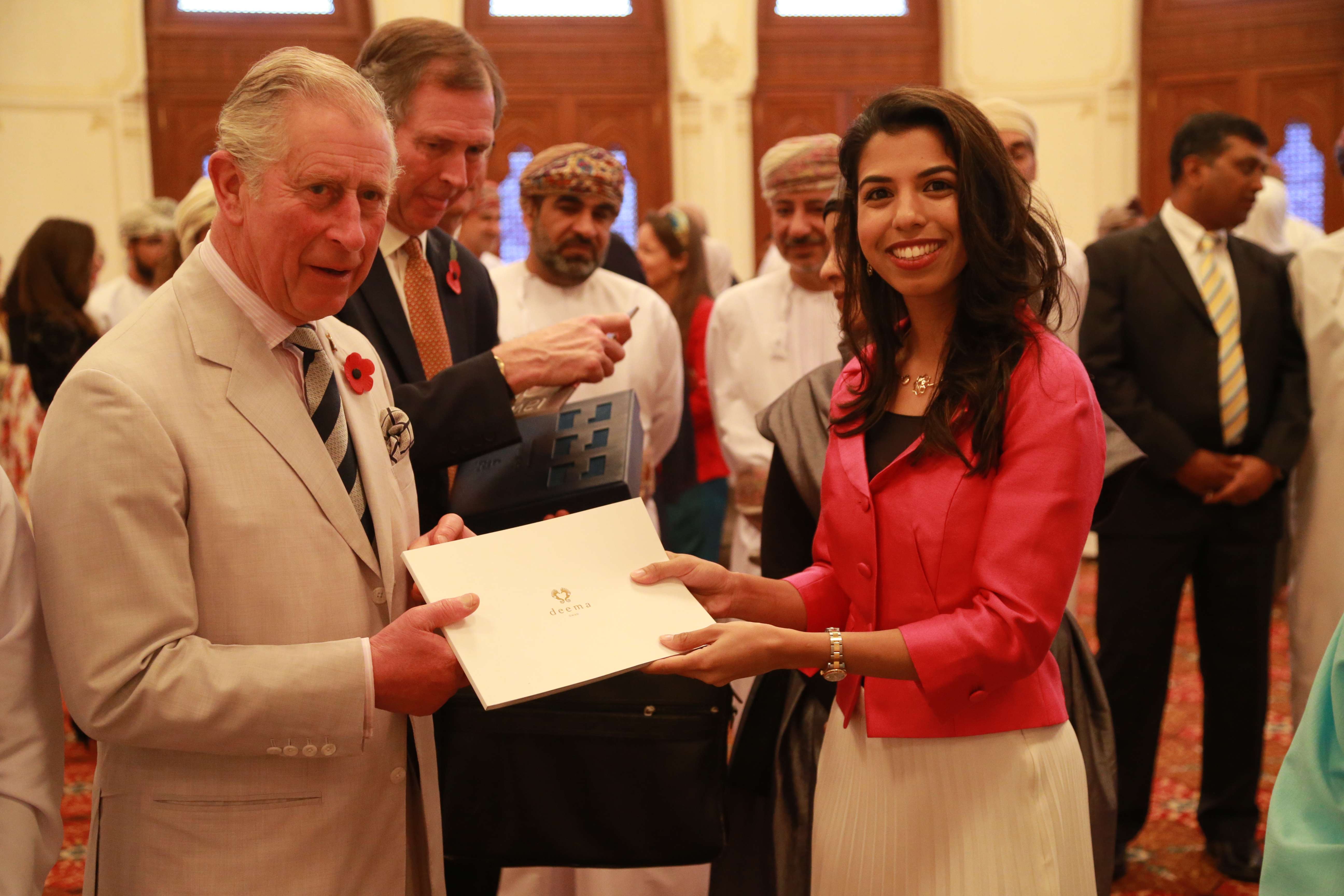 Prince Charles meets young Omani leaders