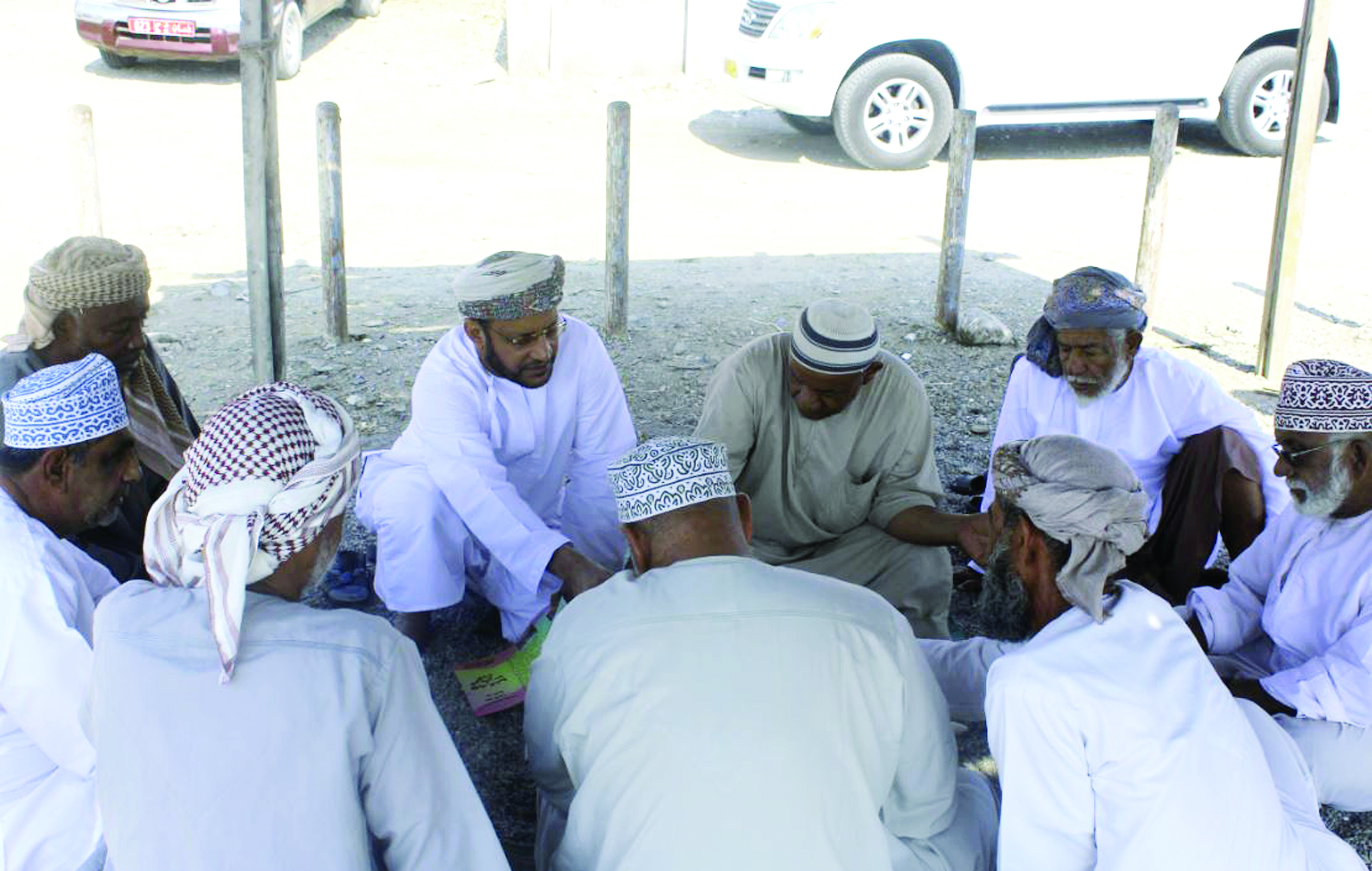 وقفة توعوية للحفاظ على النظافة العامة بالخابورة