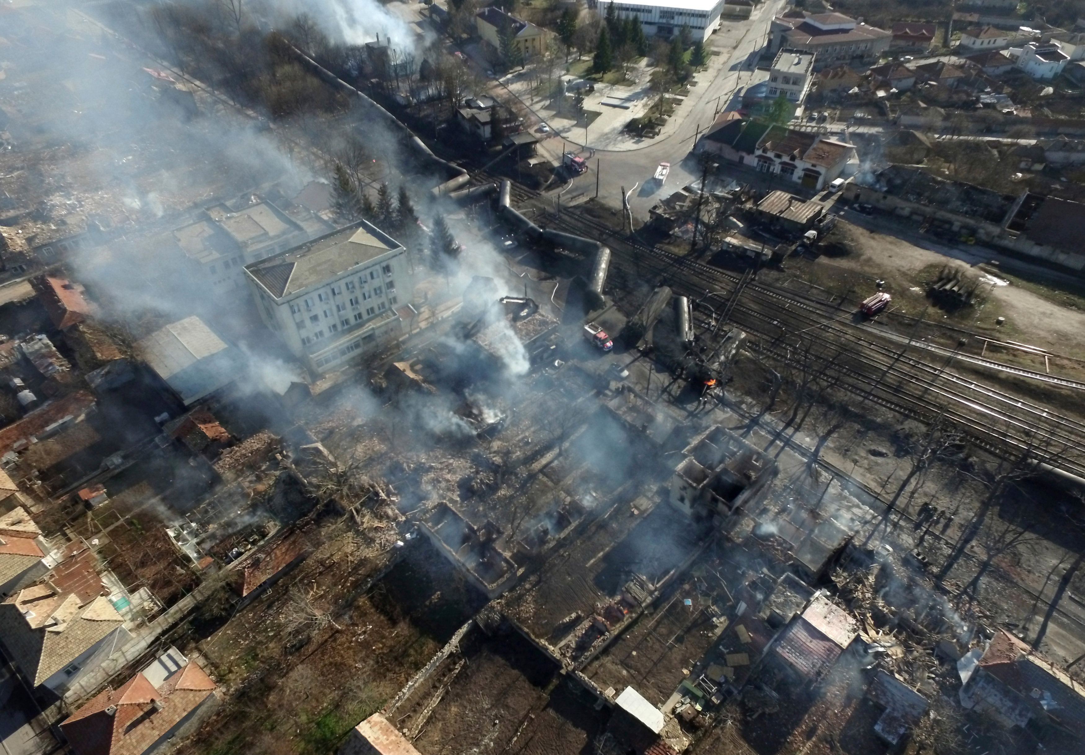 At least five killed as cargo train explodes in Bulgaria