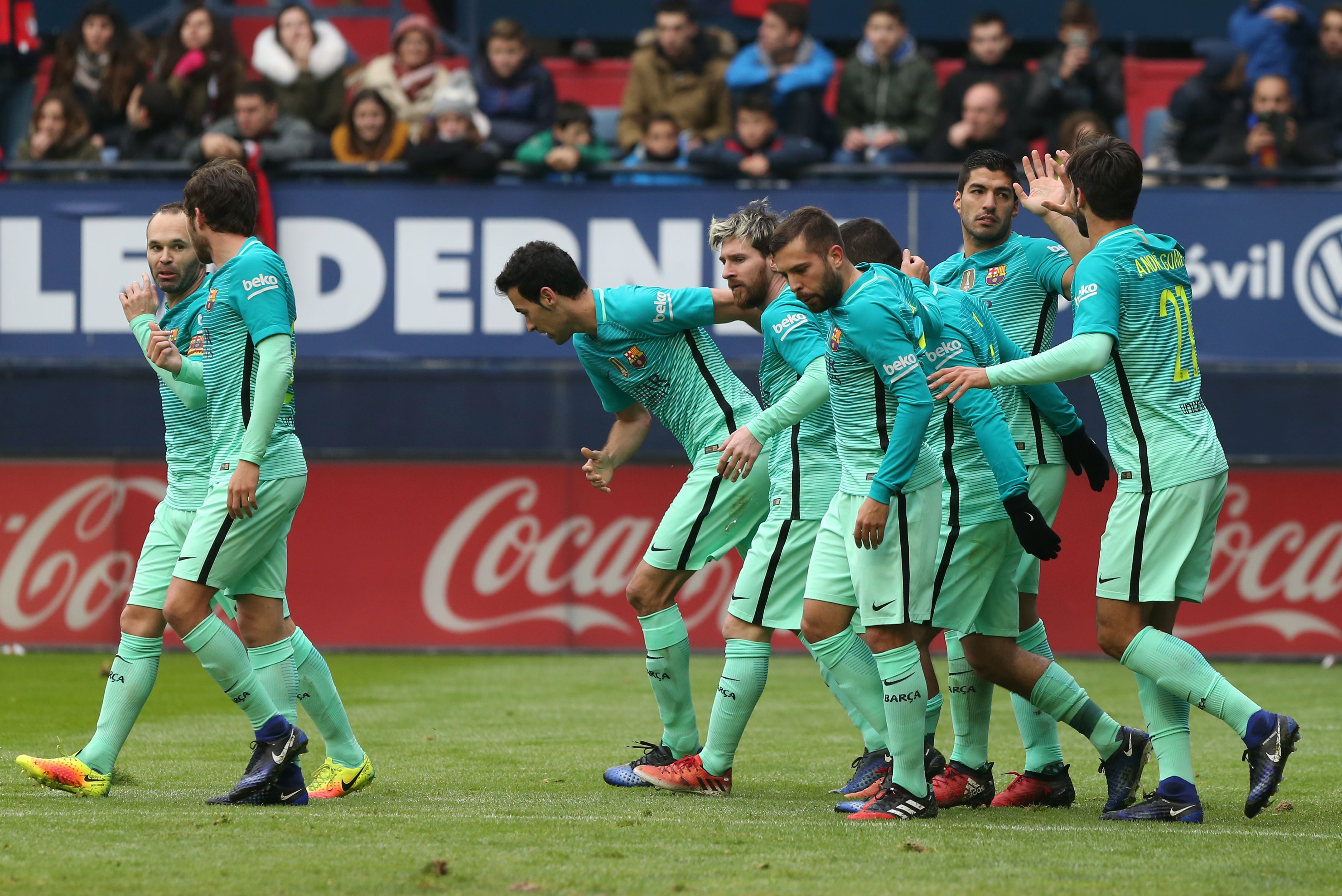 برشلونة ينهي سلسلة التعادلات بفوز سهل على أوساسونا
