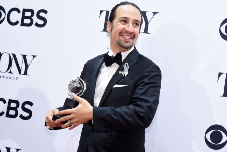 Billboard success, Globes nod for 'Hamilton' star Lin-Manuel Miranda