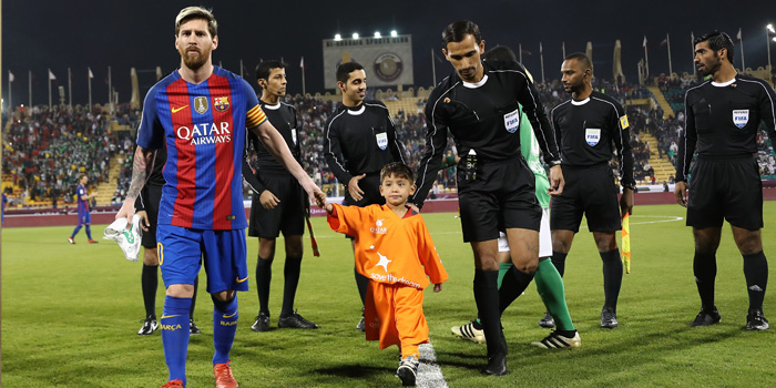 Football: Messi meets Afghan boy famed for plastic bag shirt