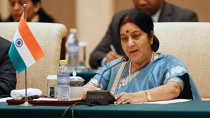 India's External Affairs Minister Sushma Swaraj in global thinkers list