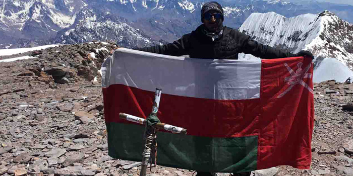 #OmanPride: Omani climber scales highest peak in the western hemisphere