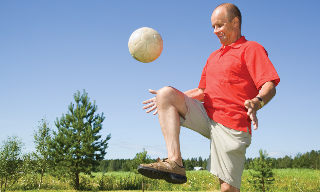 On the ball: Age is no bar to play the sport you love