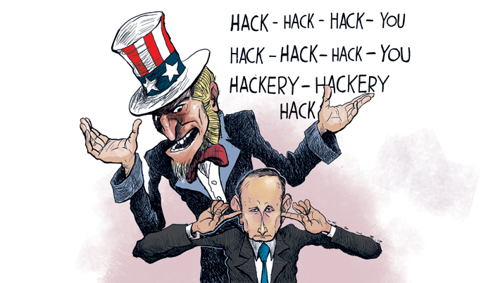 Putin tired of hacking