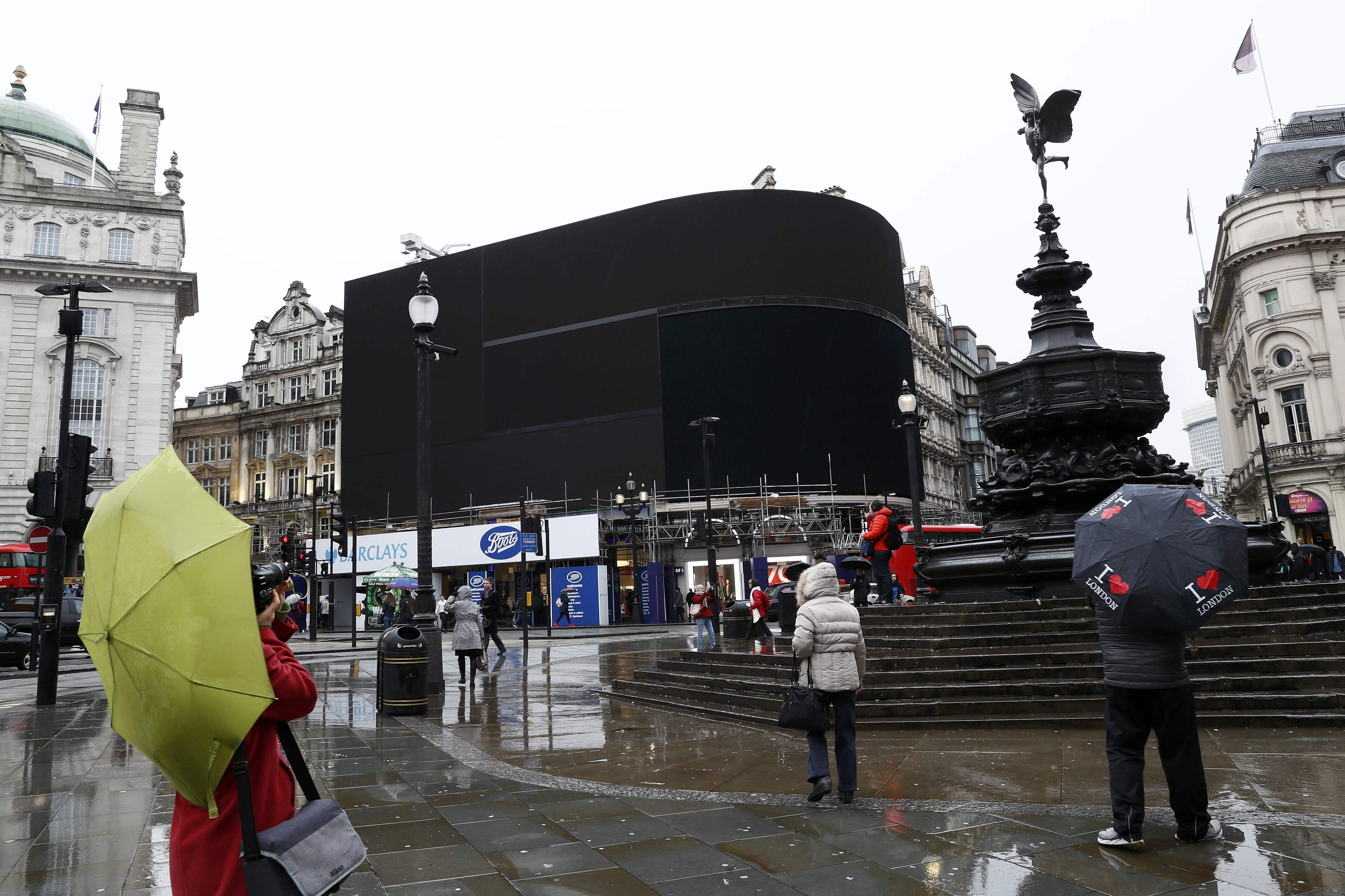 London's Piccadilly Circus lights go off for longest since World War II