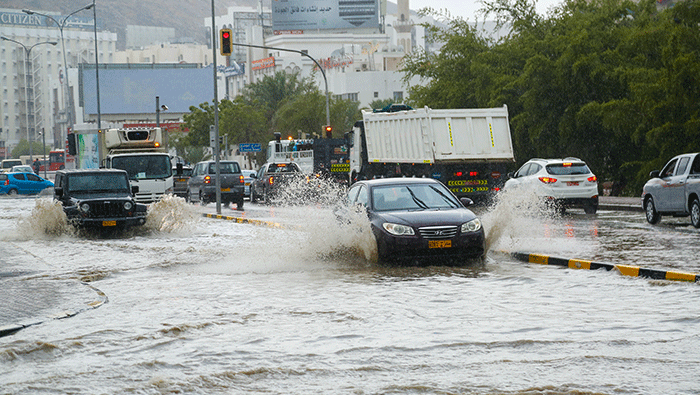 Oman weather: Schools closing, traffic signals knocked out