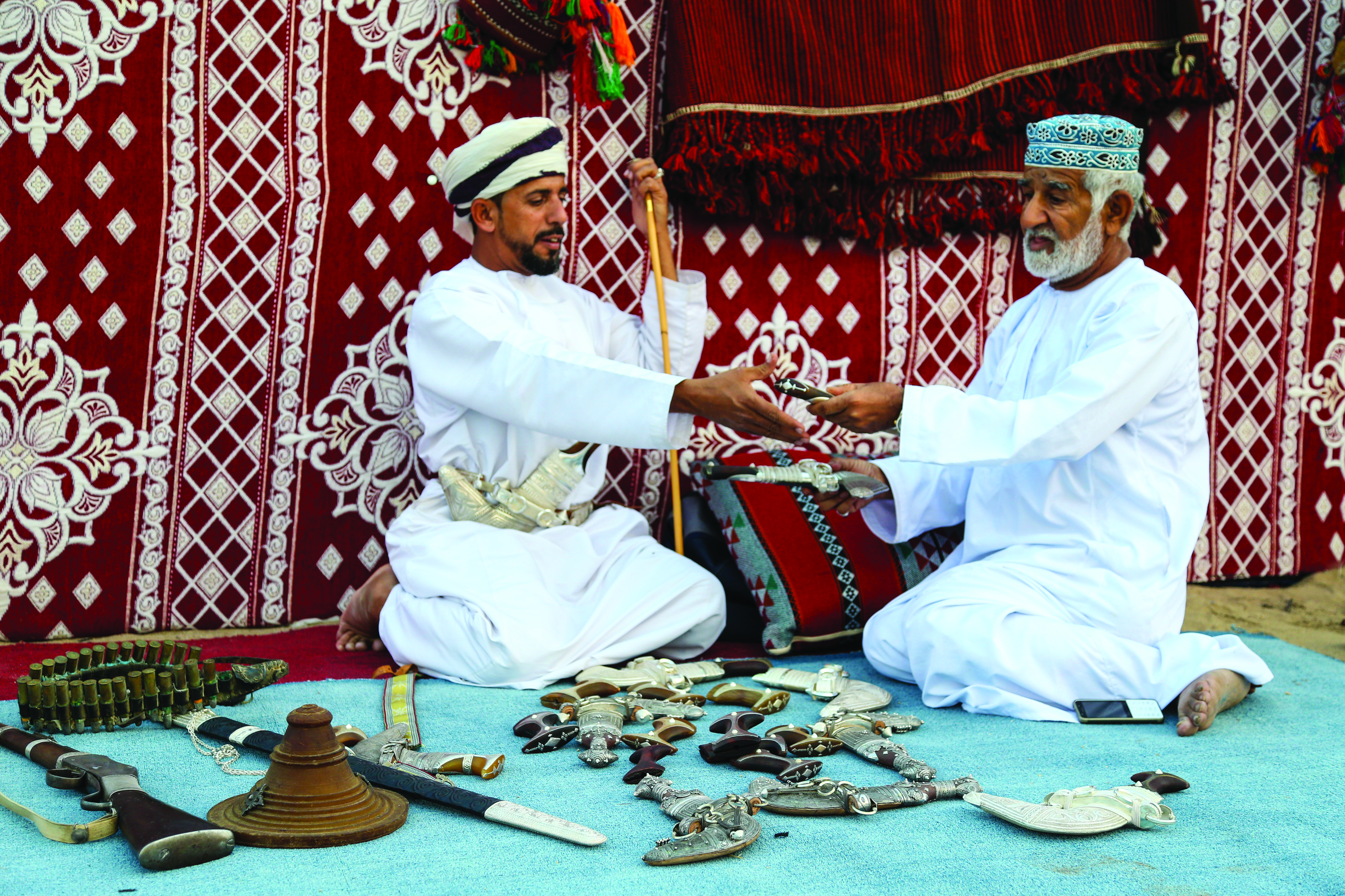 #OmanPride: Handicrafts corner Muscat Festival