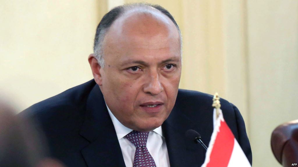 وزير الخارجية المصري يصل السلطنة