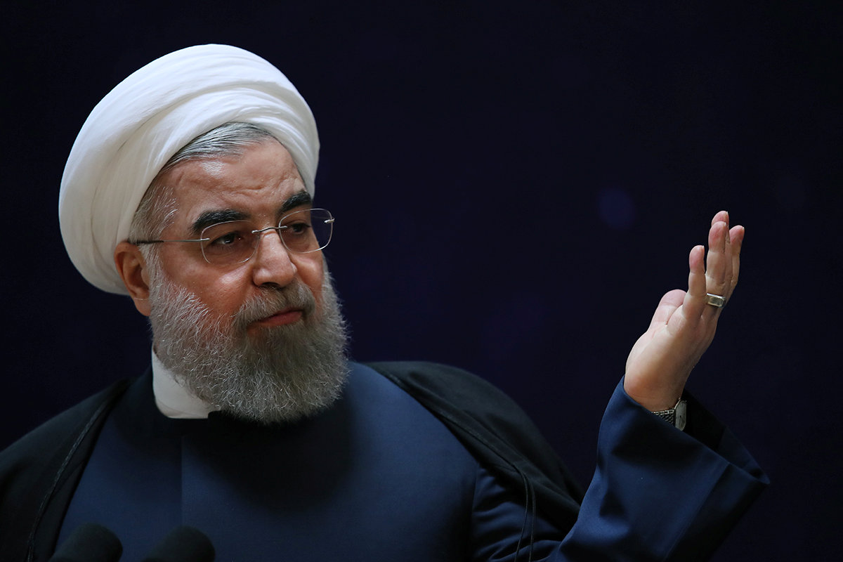 Iran's president calls Trump a political novice over travel ban