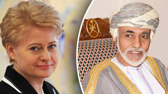 His Majesty the Sultan sends cable of greetings to Lithuanian president