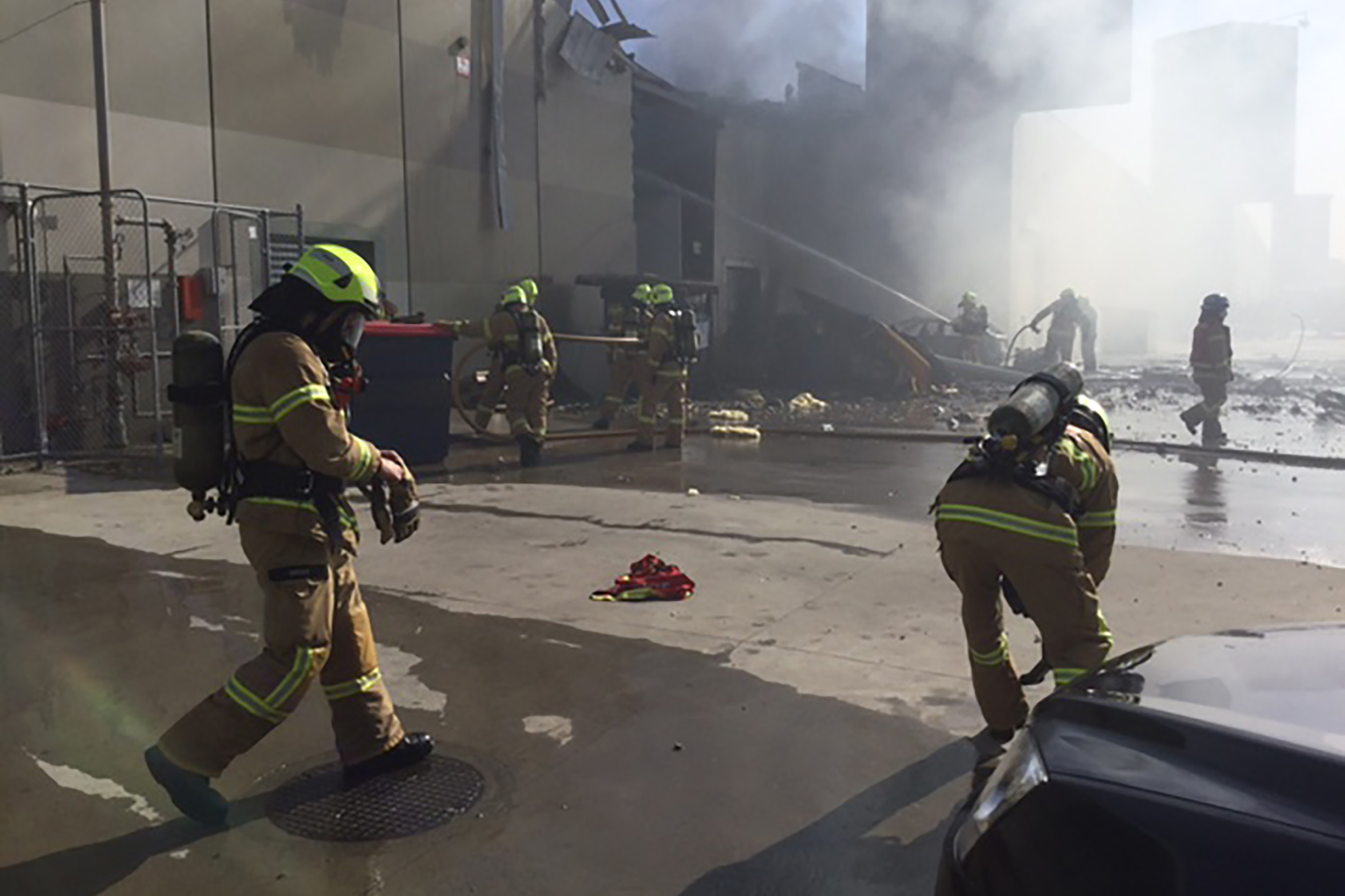 In pictures: Plane crashes into mall in Australia