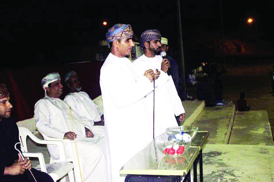 عبدالله الهلالي يرعى حفل قرعة كروية بندر الخيران