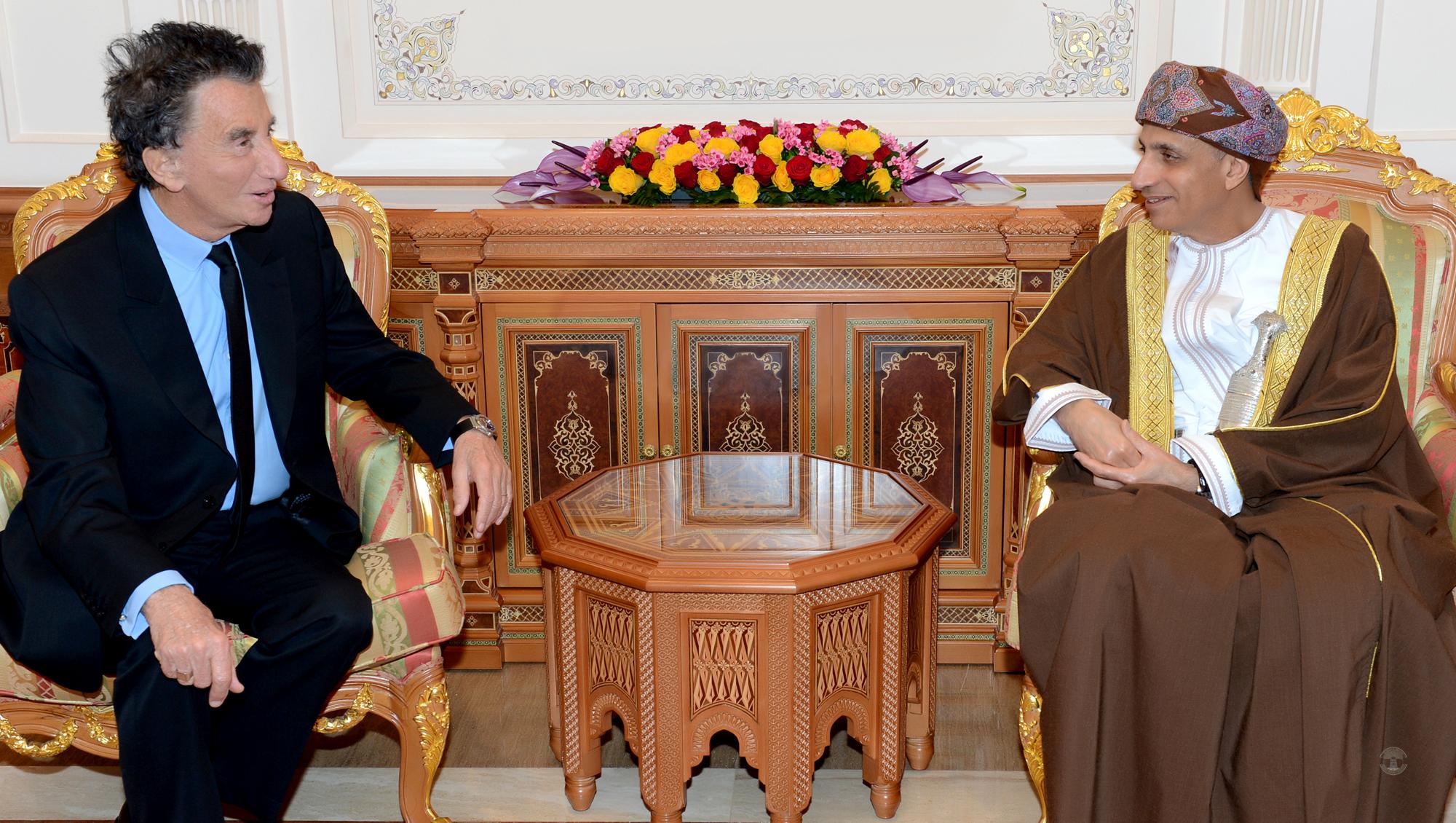 His Majesty Sultan Qaboos receives message from French president