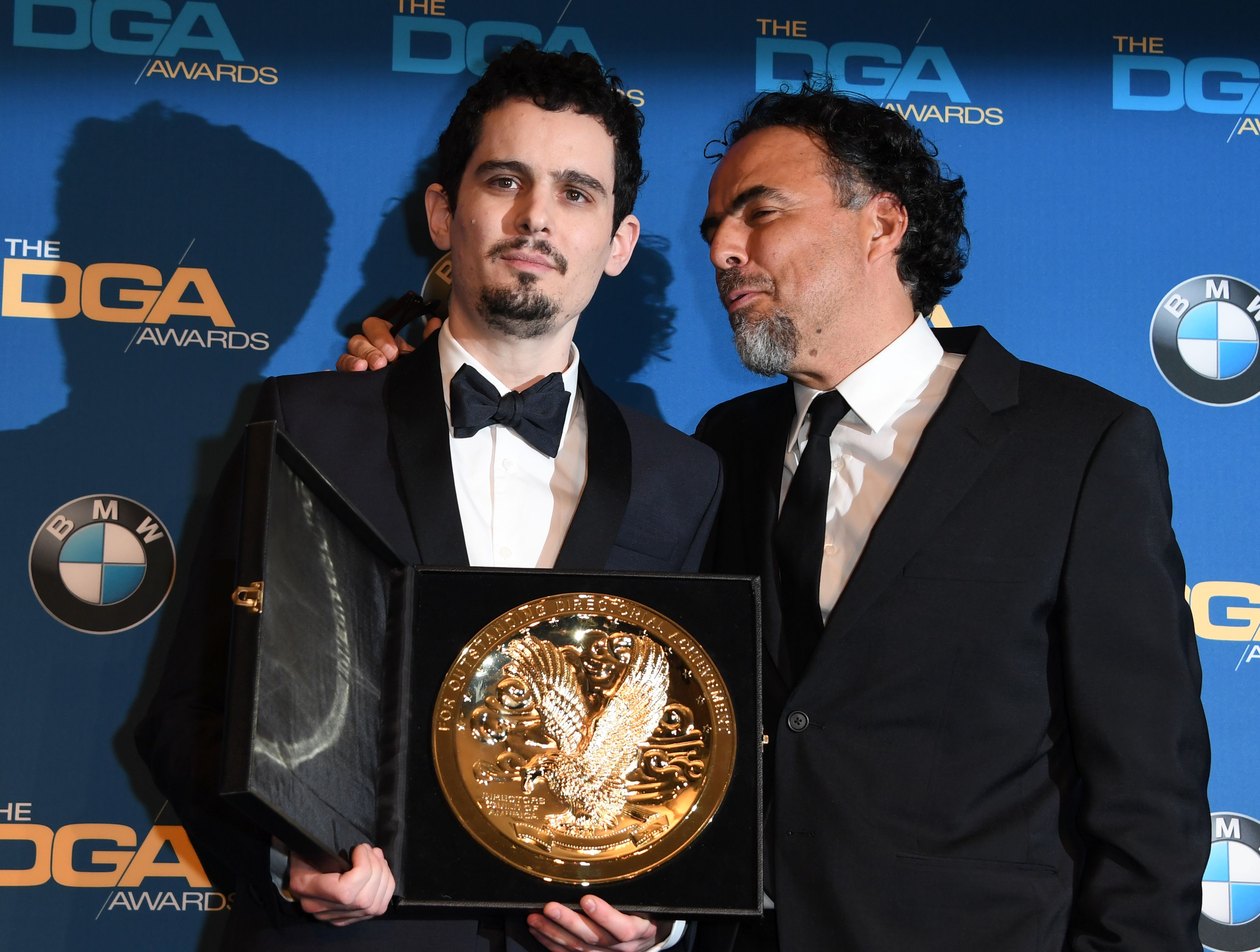 "La La Land" director Chazelle wins top DGA award, stoking Oscar hopes