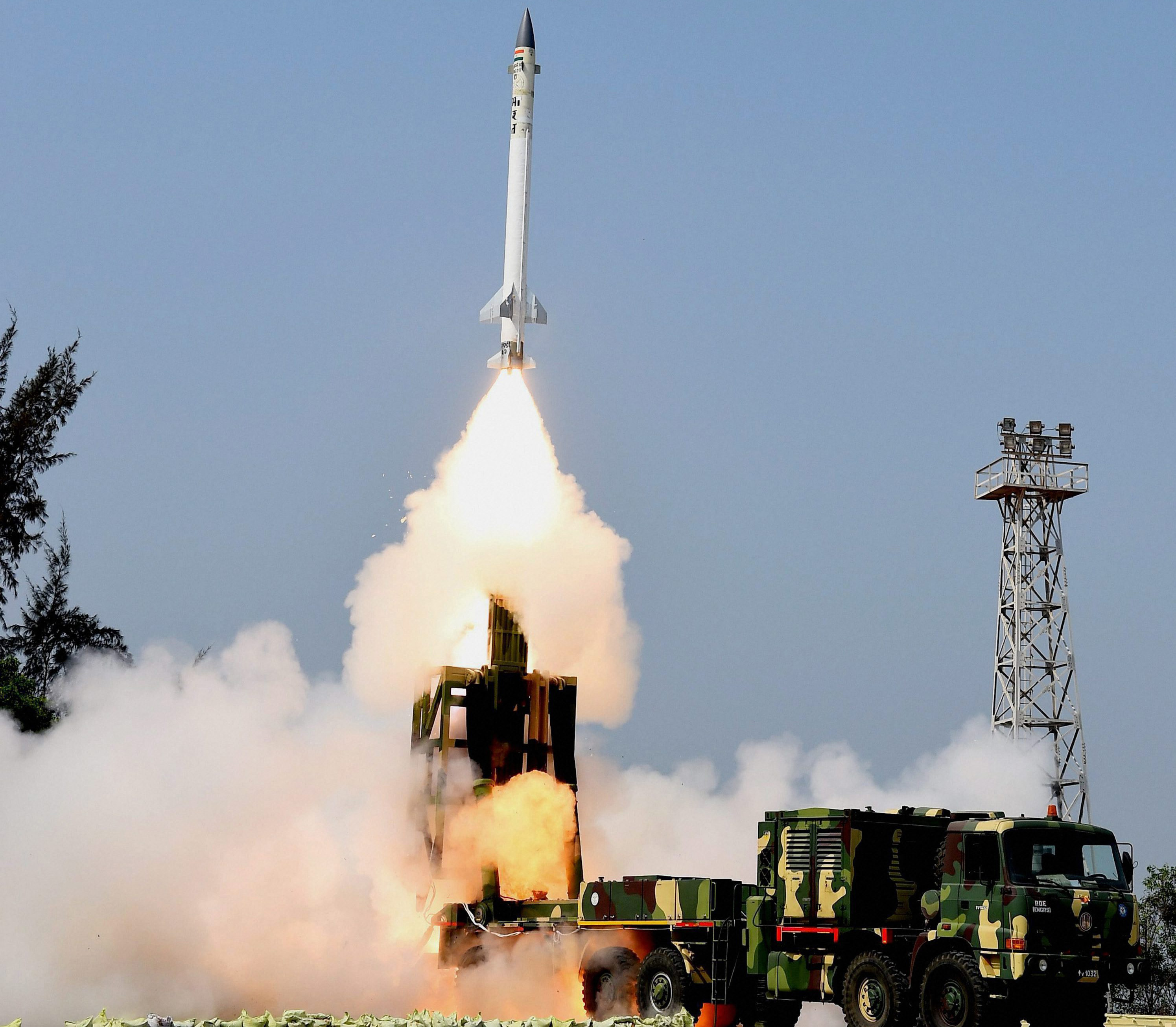 India test-fires indigenous supersonic interceptor missile