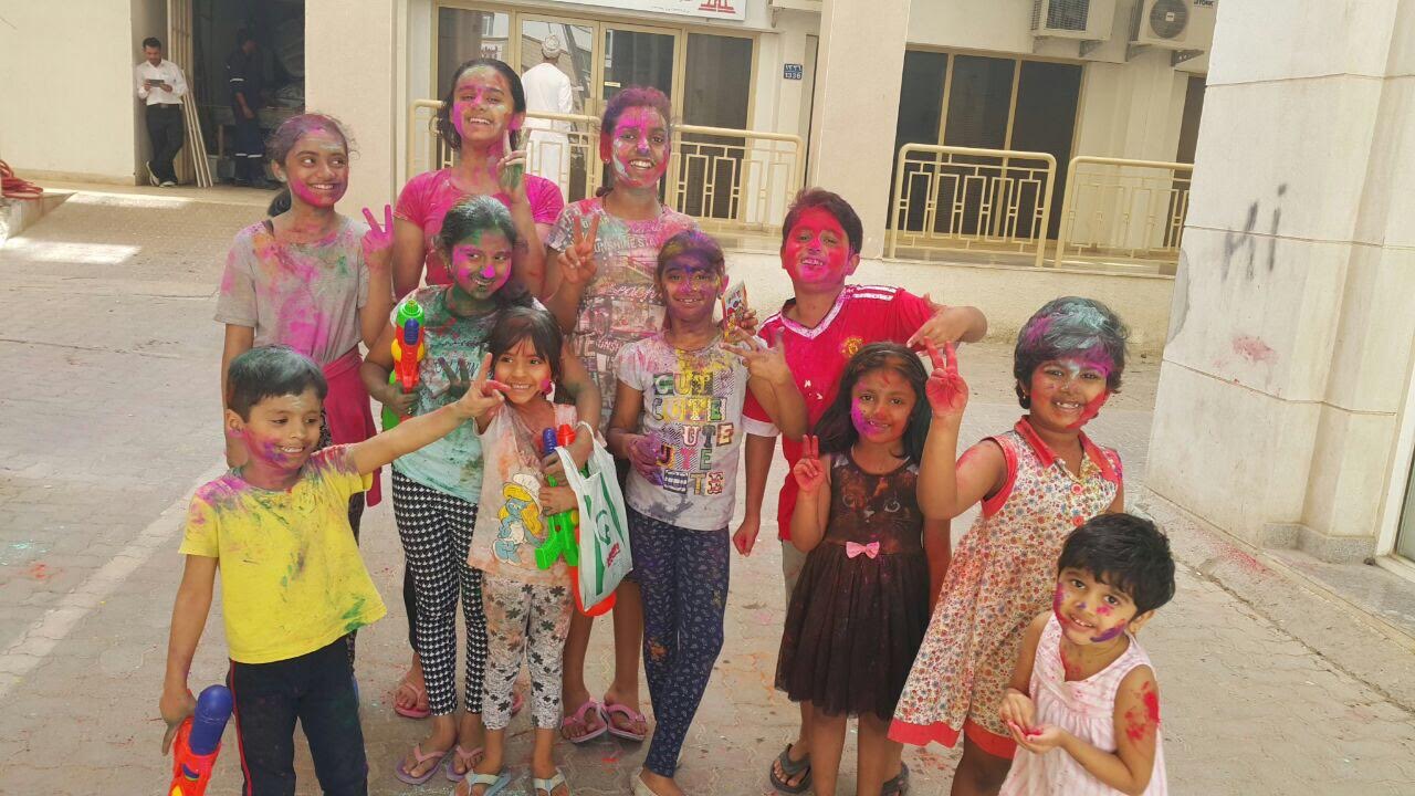 In Pictures: Holi in Oman