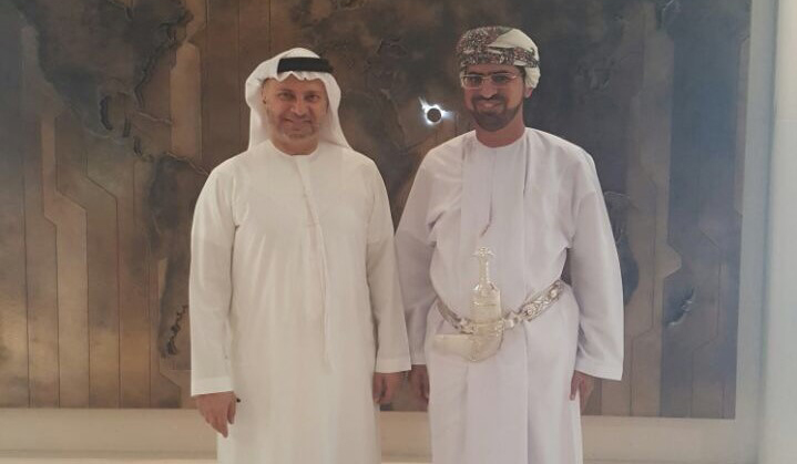 UAE minister of state for foreign affairs receives Oman's ambassador