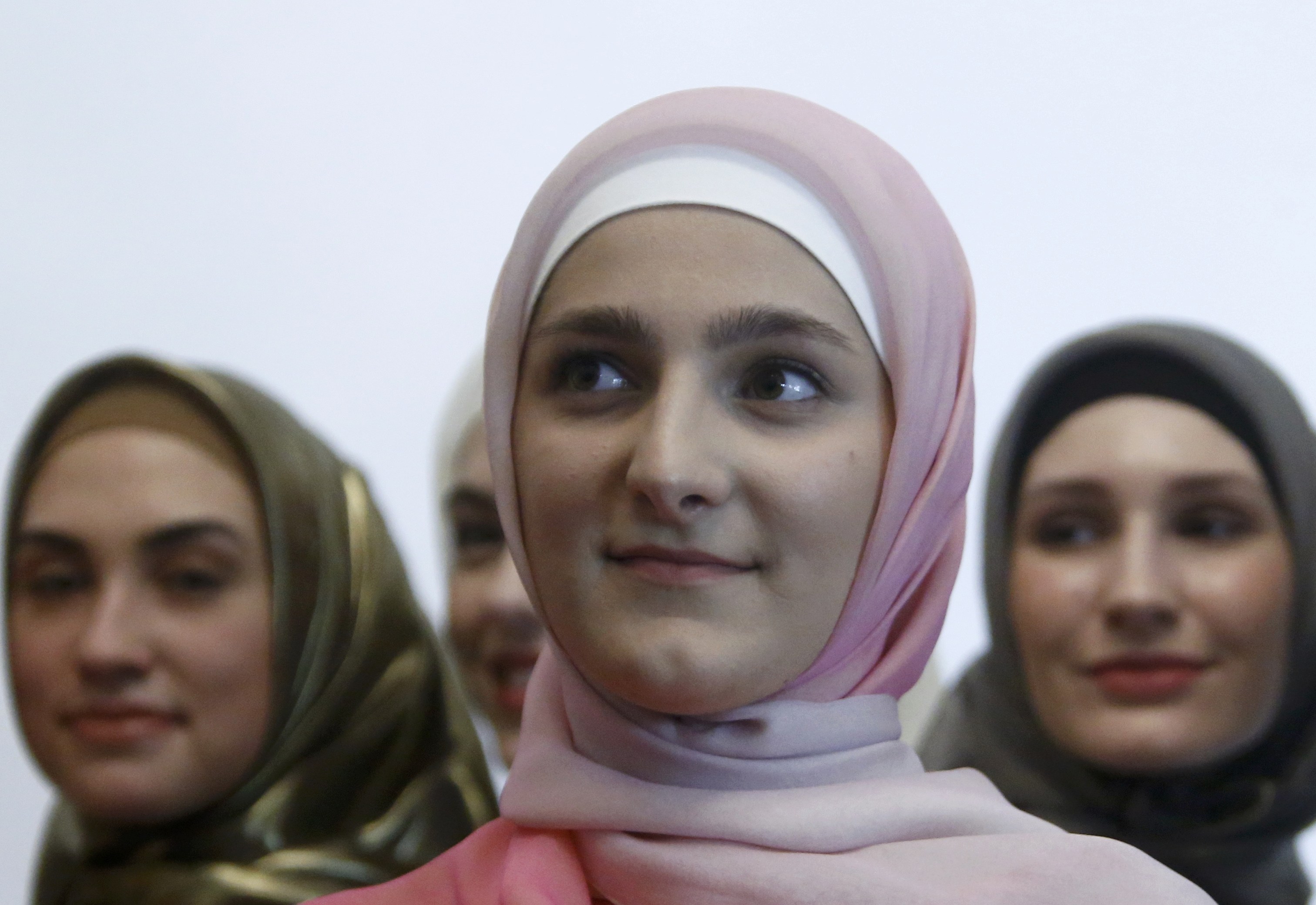Chechnya's first daughter shows off fashion collection