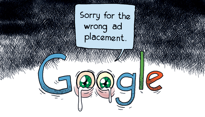 Google ad controversy