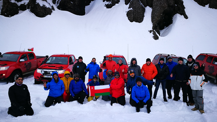 In pictures: Omani team conquers Iceland terrain