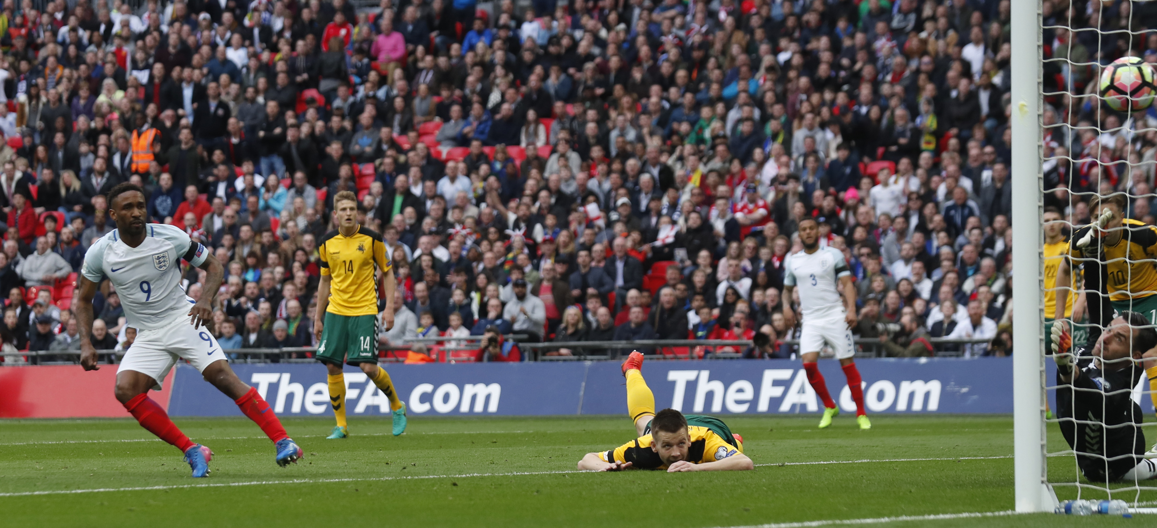 Football: Defoe scores on return as England beat Lithuania