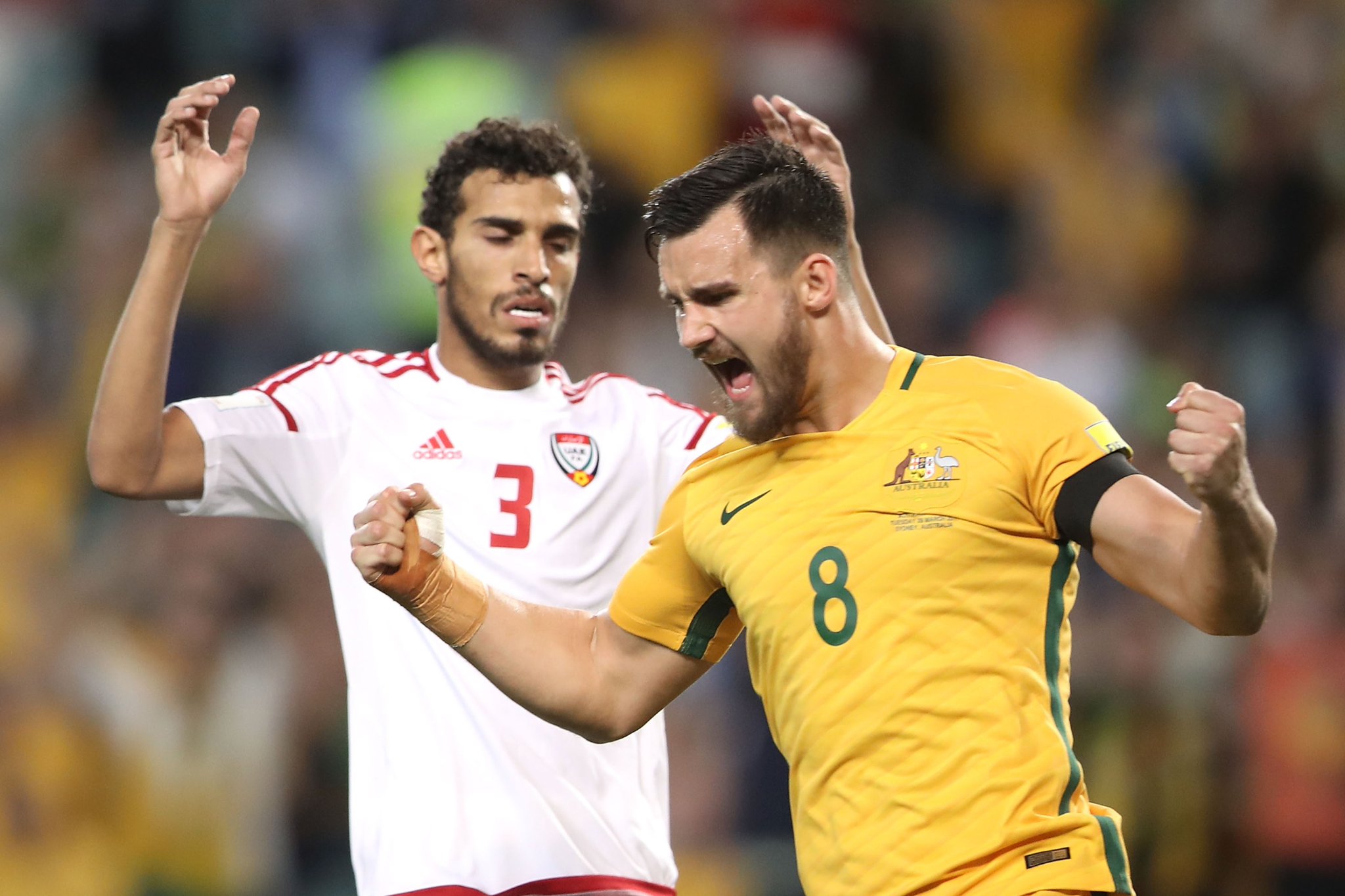 أستراليا تهزم الإمارات وتقلص فرصها في التأهل المباشر لمونديال 2018